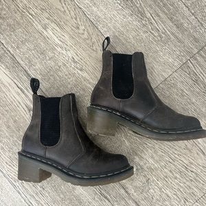 Dr. Martens Brown Ankle Boots